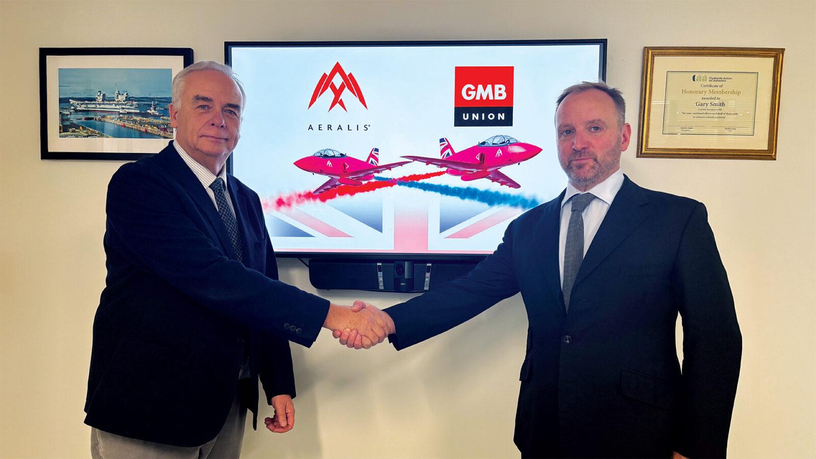 AERALIS signs agreement with the GMB Union