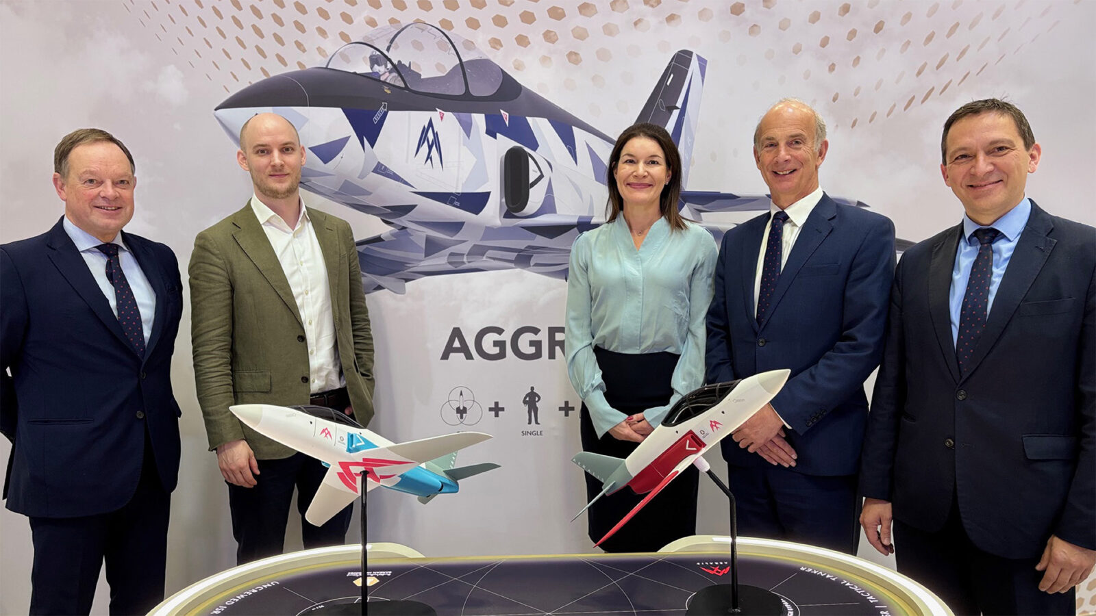 The AERALIS team in Doha International Maritime Defence Exhibition and Conference (DIMDEX) in Qatar.